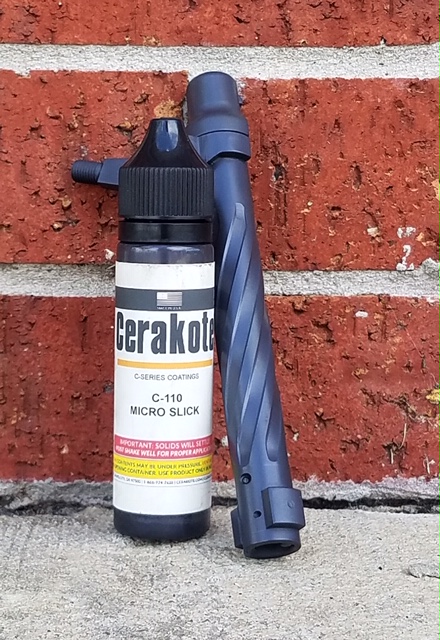Cerakote micro slick on a bolt Cerakote micro slick