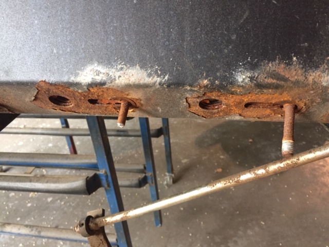 Grain hopper before coating Grain hopper before coating