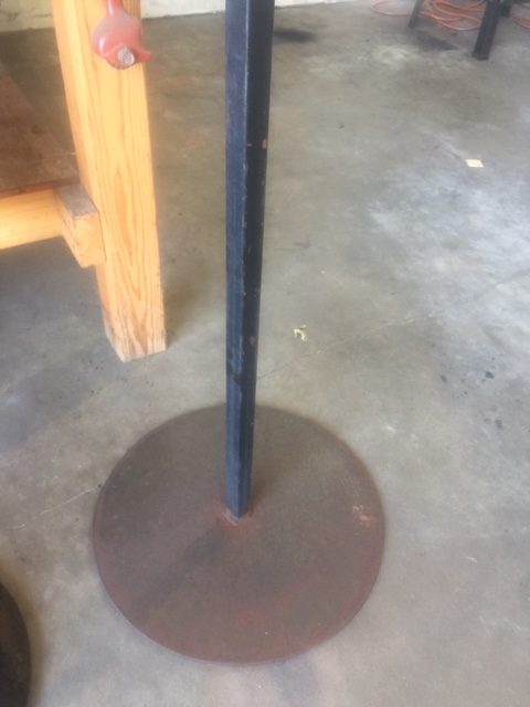 Before coating School sign